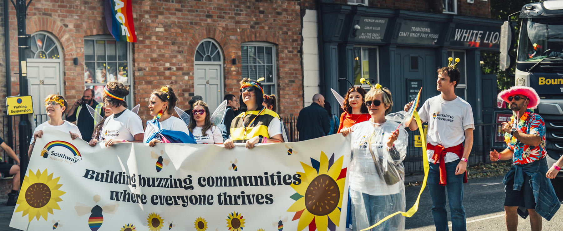 Southway Marching In The Pride Parade 2024